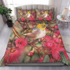 Australia Silvereye Bedding Set - Silvereye and Gum Blossom Bedding Set