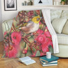 Australia Silvereye Blanket - Silvereye and Gum Blossom Blanket