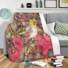 Australia Silvereye Blanket - Silvereye and Gum Blossom Blanket