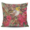 Australia Silvereye Pillow Covers - Silvereye and Gum Blossom Pillow Covers