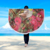 Australia Silvereye Beach Blanket - Silvereye and Gum Blossom Beach Blanket