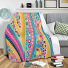 Australia Aboriginal Blanket - Aboriginal Colourful Dots Inspired Blanket