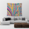 Australia Aboriginal Tapestry - Aboriginal Colourful Dots Inspired Tapestry