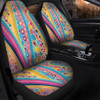 Australia Aboriginal Car Seat Covers - Aboriginal Colourful Dots Inspired Car Seat Covers