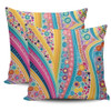 Australia Aboriginal Pillow Covers - Aboriginal Colourful Dots Inspired Pillow Covers
