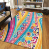 Australia Aboriginal Area Rug - Aboriginal Colourful Dots Inspired Area Rug