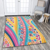 Australia Aboriginal Area Rug - Aboriginal Colourful Dots Inspired Area Rug