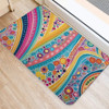 Australia Aboriginal Door Mat - Aboriginal Colourful Dots Inspired Door Mat