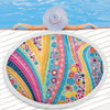 Australia Aboriginal Beach Blanket - Aboriginal Colourful Dots Inspired Beach Blanket