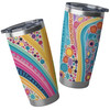 Australia Aboriginal Tumbler - Aboriginal Colourful Dots Inspired Tumbler