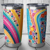 Australia Aboriginal Tumbler - Aboriginal Colourful Dots Inspired Tumbler