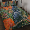 Australia Black Cockatoo  Quilt Bed Set - Black Cockatoo and Flowering Gum Quilt Bed Set