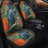 Australia Black Cockatoo  Car Seat Covers - Black Cockatoo and Flowering Gum Car Seat Covers