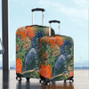 Australia Black Cockatoo  Luggage Cover - Black Cockatoo and Flowering Gum Luggage Cover