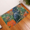 Australia Black Cockatoo  Door Mat - Black Cockatoo and Flowering Gum Door Mat