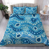 Australia Aboriginal Bedding Set - River With Aboriginal Dot Art Inspired Bedding Set