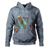 Australia Aboriginal Hoodie - Stingray Art In Aboriginal Dot Style Inspired Hoodie