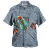 Australia Aboriginal Hawaiian Shirt - Stingray Art In Aboriginal Dot Style Inspired Hawaiian Shirt