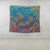 Australia Aboriginal Tapestry - Underwater Aboriginal Art Inspired Tapestry