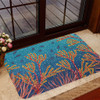 Australia Aboriginal Door Mat - Underwater Aboriginal Art Inspired Door Mat