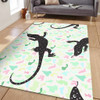 Australia Goanna Area Rug - Aboriginal Goanna Dot Art Colorful Inspired  Area Rug