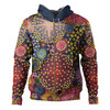 Australia Blooming Bright Flowers Hoodie - Blooming Bright Flowers Meadow Seamless Art Inspired Hoodie