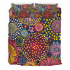 Australia Blooming Bright Flowers Bedding Set - Blooming Bright Flowers Meadow Seamless Art Inspired Bedding Set