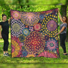 Australia Blooming Bright Flowers Quilt - Blooming Bright Flowers Meadow Seamless Art Inspired Quilt