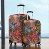 Australia Blooming Bright Flowers Luggage Cover - Blooming Bright Flowers Meadow Seamless Art Inspired Luggage Cover