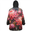 Australia Waratah Snug Hoodie - Waratah Oil Painting Abstract Ver1 Snug Hoodie