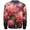 Australia Waratah Sweatshirt - Waratah Oil Painting Abstract Ver1 Sweatshirt
