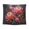 Australia Waratah Tapestry - Waratah Oil Painting Abstract Ver1 Tapestry
