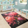 Australia Waratah Area Rug - Waratah Oil Painting Abstract Ver1 Area Rug