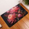 Australia Waratah Door Mat - Waratah Oil Painting Abstract Ver1 Door Mat