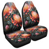 Australia Waratah Car Seat Covers - Waratah Oil Painting Abstract Ver2 Car Seat Covers