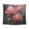 Australia Waratah Tapestry - Waratah Oil Painting Abstract Ver3 Tapestry