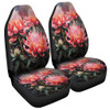 Australia Waratah Car Seat Covers - Waratah Oil Painting Abstract Ver3 Car Seat Covers