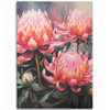 Australia Waratah Area Rug - Waratah Oil Painting Abstract Ver3 Area Rug