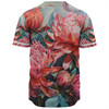 Australia Waratah Baseball Shirt - Waratah Oil Painting Abstract Ver4 Baseball Shirt