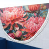 Australia Waratah Beach Blanket - Waratah Oil Painting Abstract Ver4 Beach Blanket