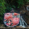 Australia Waratah Beach Blanket - Waratah Oil Painting Abstract Ver4 Beach Blanket