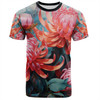 Australia Waratah T-shirt - Waratah Oil Painting Abstract Ver5 T-shirt