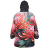 Australia Waratah Snug Hoodie - Waratah Oil Painting Abstract Ver5 Snug Hoodie