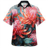 Australia Waratah Hawaiian Shirt - Waratah Oil Painting Abstract Ver5 Hawaiian Shirt
