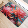 Australia Waratah Door Mat - Waratah Oil Painting Abstract Ver5 Door Mat