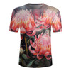 Australia Waratah Rugby Jersey - Waratah Oil Painting Abstract Ver3 Rugby Jersey