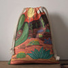 Australia Travelling Drawstring Bag - Australian Desert Drawstring Bag