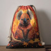 Australia Koala Drawstring Bag - Dreaming Art Koala Aboriginal Inspired Drawstring Bag