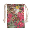 Australia Silvereye Drawstring Bag - Silvereye and Gum Blossom Drawstring Bag