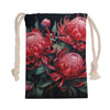 Australia Waratah Drawstring Bag - Waratah Flowers Fine Art Ver2 Drawstring Bag
